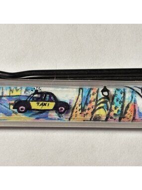 Barcelona Spain Floaty Pen Taxi Cab Moves Sagrada Familia Cathedral Souvenir